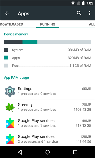 How to Access Android's List of Running Apps in 6.0 Marshmallow and Above
