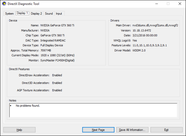 How to Use the DirectX Diagnostic in Windows