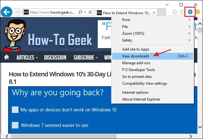 How to Change the Location of Internet Explorer's Download Folder