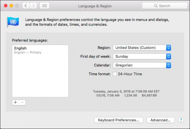 How to Change Your Mac's Language and Region Settings