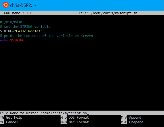 How to Create and Run Bash Shell Scripts on Windows 10
