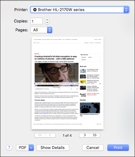 How to Show the Expanded Print and Save Dialogs in OS X by Default