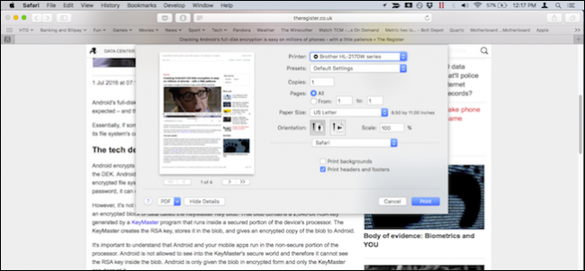 How to Show the Expanded Print and Save Dialogs in OS X by Default