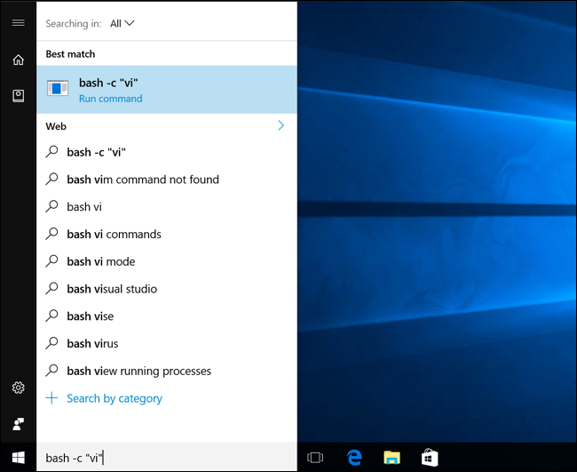 How to Run Linux Commands From Outside the Bash Shell on Windows 10