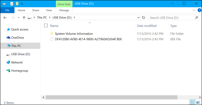 How to Use a USB Key to Unlock a BitLocker-Encrypted PC