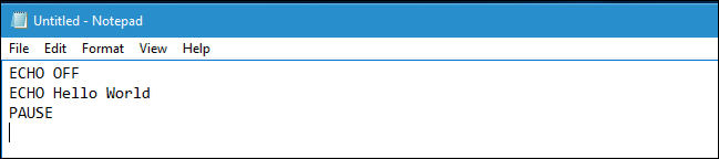 How to Write a Batch Script on Windows
