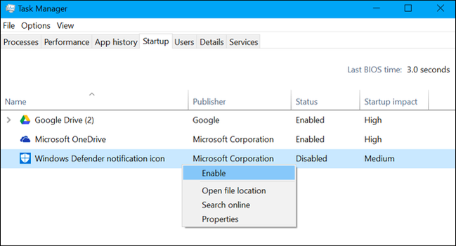 How to Remove the Windows Defender Icon From Your Notification Area