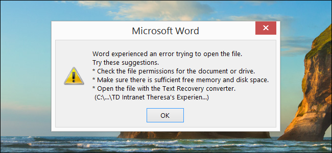 How to Recover a Lost or Corrupt Document in Microsoft Word 2016