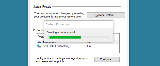 How to Make a Shortcut Icon to Create a System Restore Point in Windows