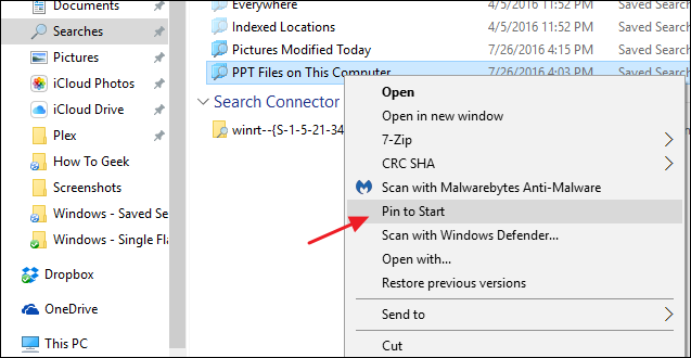 How to Save Searches in Windows for Quick Access Later