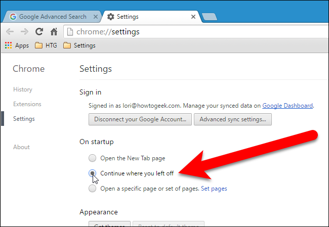 How to Open Tabs from Your Last Session Whenever You Start Your Browser