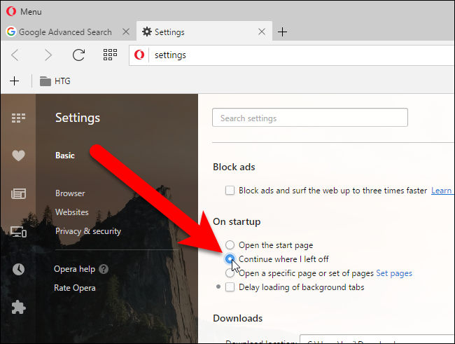 How to Open Tabs from Your Last Session Whenever You Start Your Browser