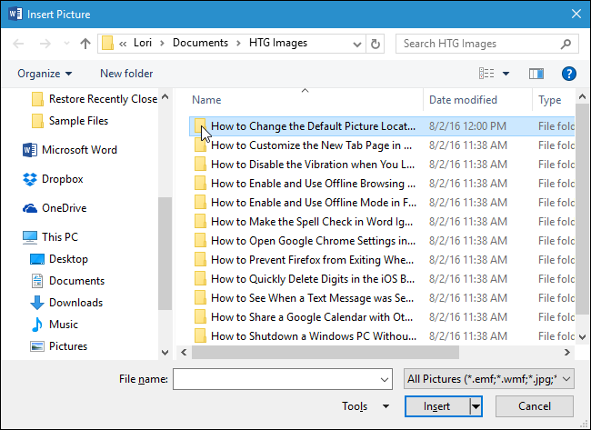 How to Change the Default 