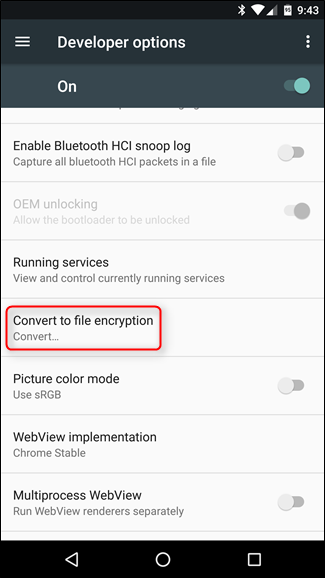 Secure Boot Enable Colour Android How to Enable Android Nougat's Direct Boot for Less Annoying Encryption