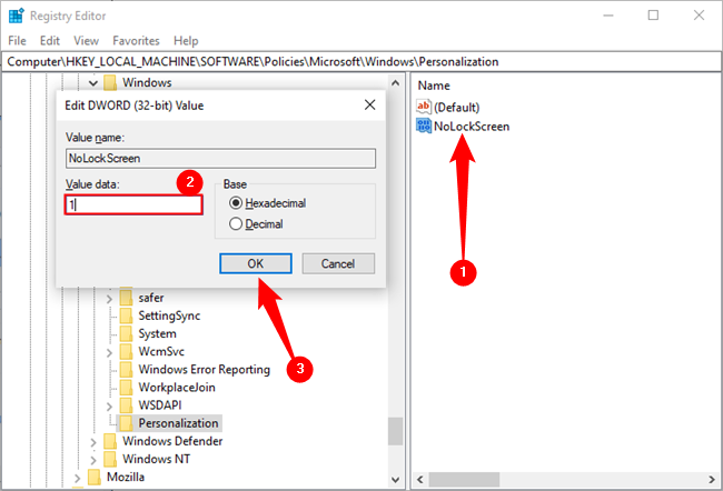 How to Disable the Lock Screen on Windows 10 or Windows 11