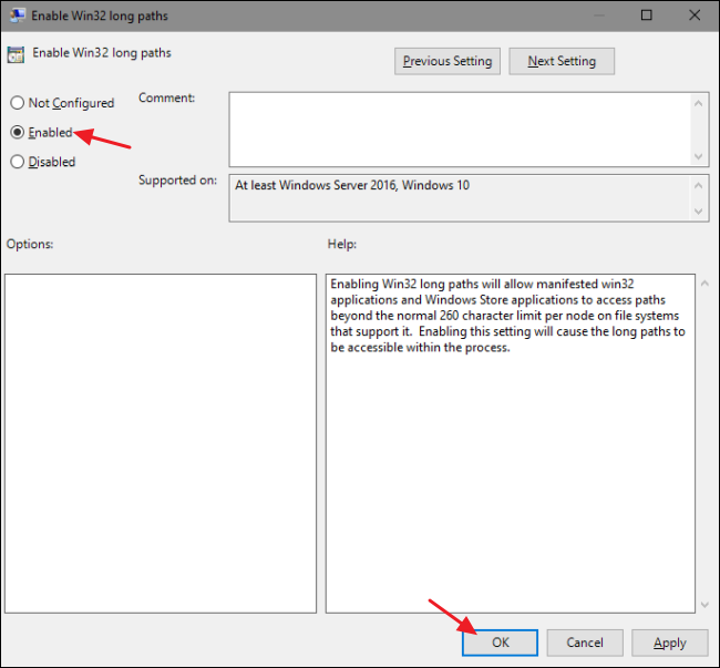 How to Make Windows 10 Accept File Paths Over 260 Characters