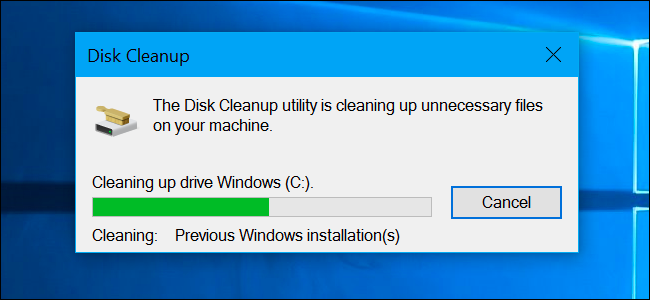 Windows Disk Cleanup alat