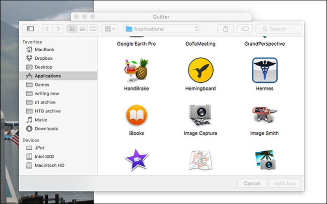 Automatically Close (or Hide) Idle Applications on Your Mac with Quitter