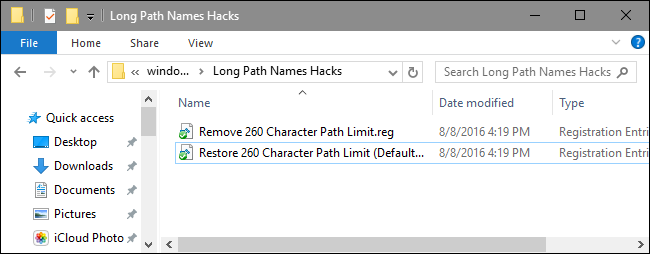 How to Make Windows 10 Accept File Paths Over 260 Characters