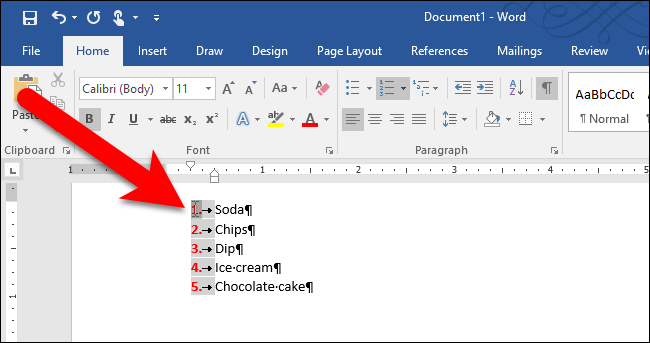 How to Format the Numbers or Bullets in a List in Microsoft Word