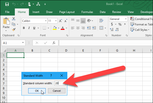 How to Set Row Height and Column Width in Excel