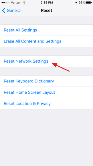 How to Reset Your iOS Device's Network Settings and Fix Connection Issues