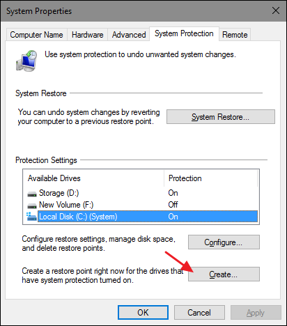How to Create a System Restore Point in Windows 7