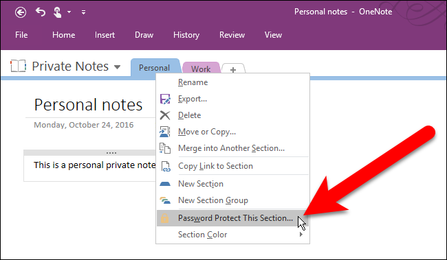 Onenote Security Labels How to Password Protect OneNote Notebooks and Sections