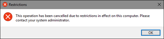 How to Disable the Control Panel and Settings Interface in Windows