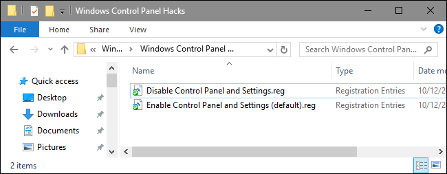 How to Disable the Control Panel and Settings Interface in Windows