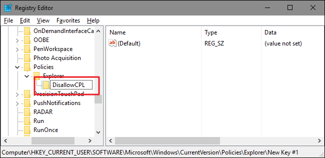 How to Hide Items from the Control Panel in Windows