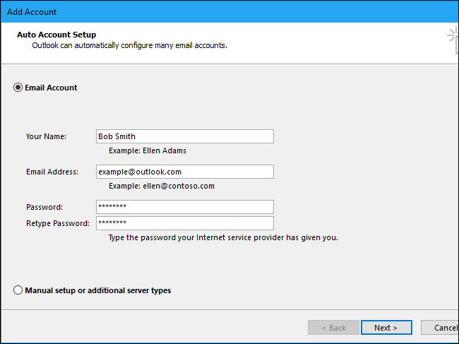 How to Add Your Outlook.com Email Address to Microsoft Outlook