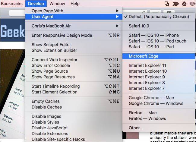 How to Change Your Browser's User Agent Without Installing Any Extensions