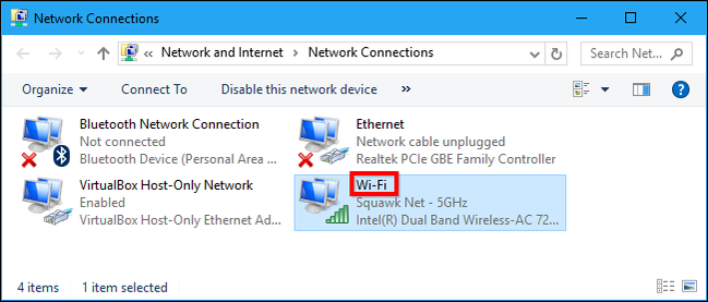 How to Turn Wi-Fi On or Off With a Keyboard or Desktop Shortcut in Windows