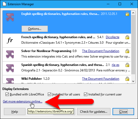 How to Install and Manage Extensions in LibreOffice