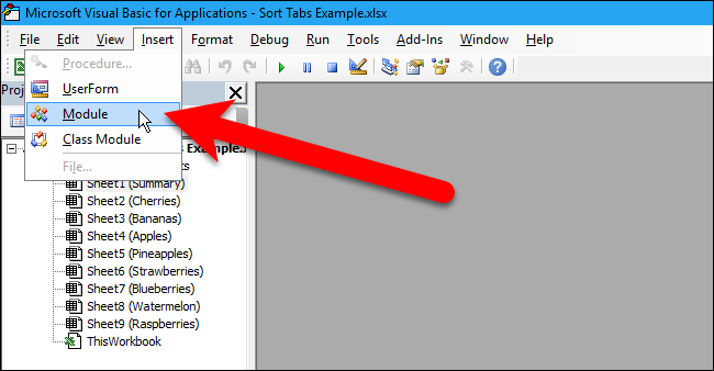 Excel Add A Shett Module How to Sort Worksheet Tabs in Alphabetical Order in Excel