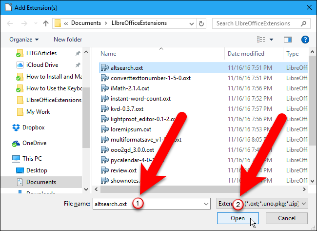 How to Install and Manage Extensions in LibreOffice
