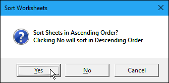 How to Sort Worksheet Tabs in Alphabetical Order in Excel
