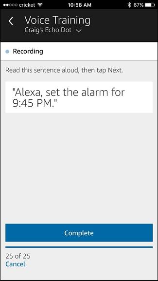 How to Improve Your Amazon Echo Experience by Training It to Your Voice