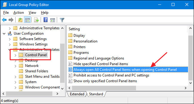 How to Change the Default Control Panel View in Windows