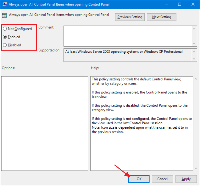 Basic Local Control Panel How to Change the Default Control Panel View in Windows