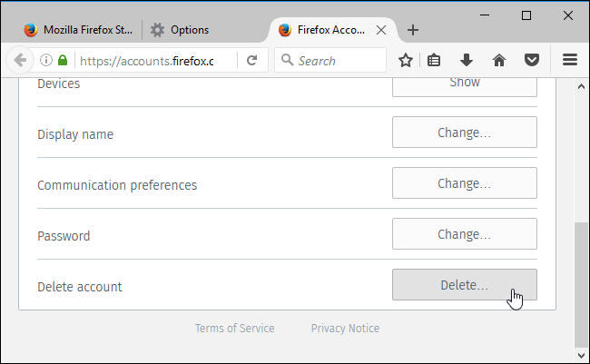 How to Delete Your Firefox Account