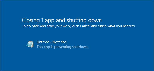 Control How Long Windows Waits Before Killing Apps at Shutdown