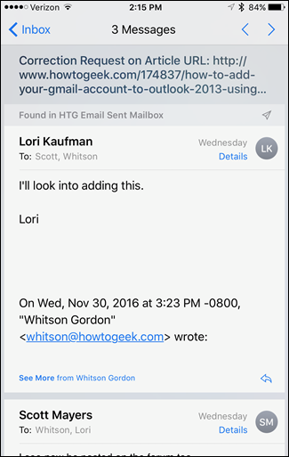 How to Disable the Threaded View in the iOS 10 Mail App