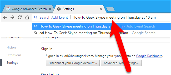 How to Add Events to Your Google Calendar Using the Address Bar in Chrome