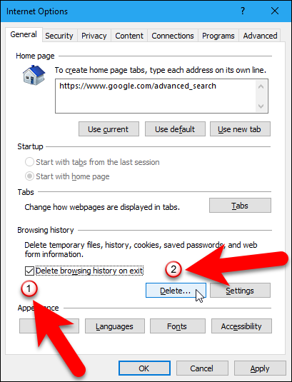 How to Automatically Clear Private Data When You Close Your Browser
