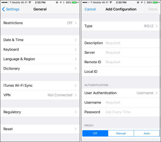 How to Connect to a VPN From Your iPhone or iPad