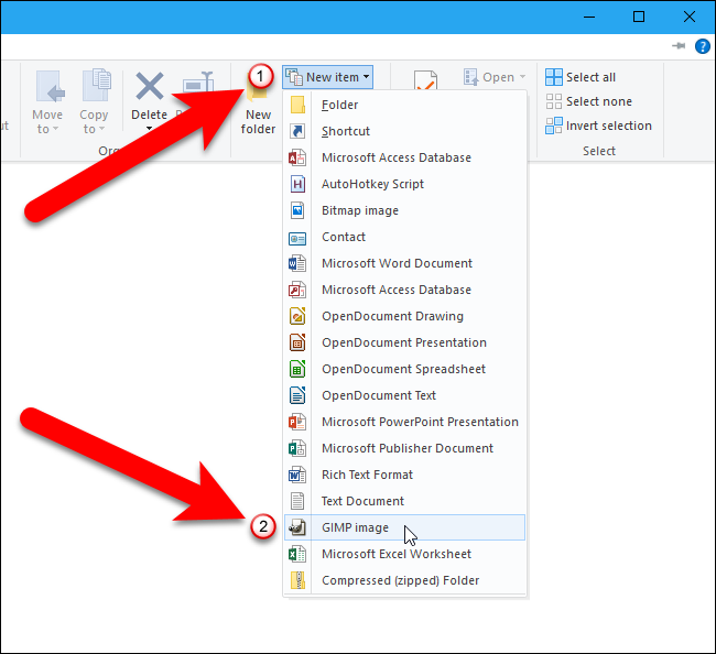 Add File Menu How to Add Other File Types to the New Item Menu in Windows 10's File ...