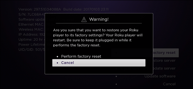 How to Factory Reset Your Roku