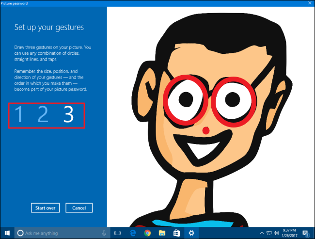 How to Set Up a Picture Password in Windows 10